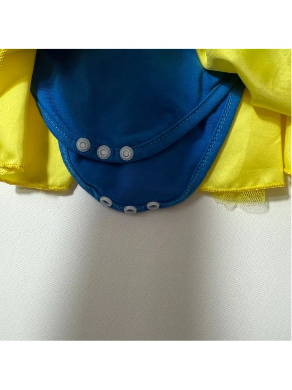 Baby Unbranded Superhero Costume Blue Yellow Snow White One Size